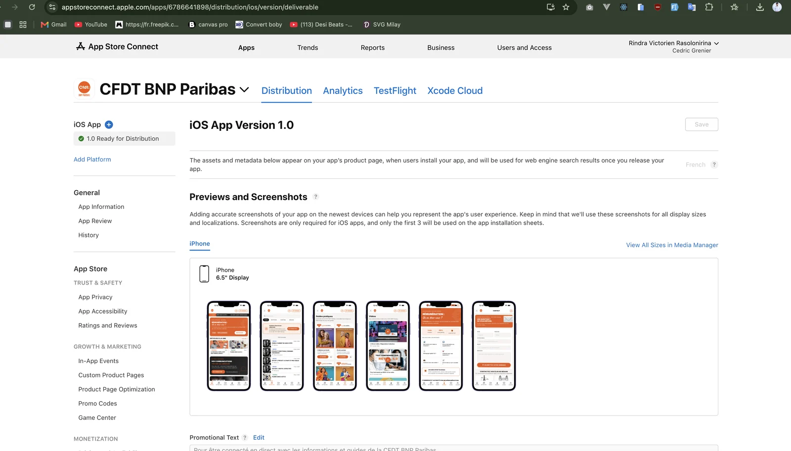 CFDT BNP Paribas - store console