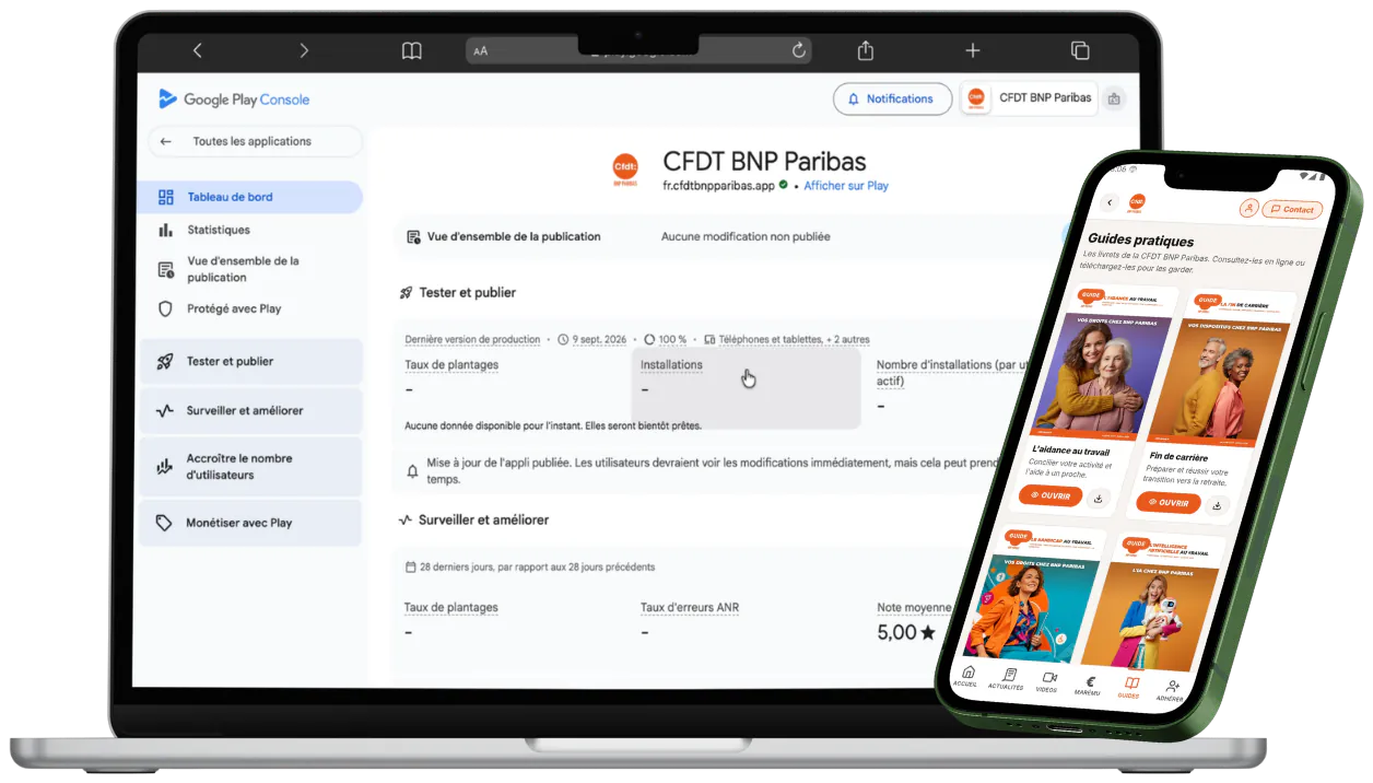 CFDT BNP Paribas - Console view