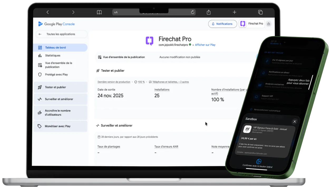 FireChat Pro - Console view